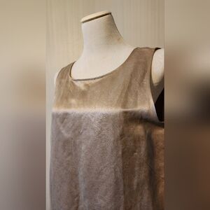 Versatile Eileen fisher silk tank- unique match for any outfit,elegantly neutral